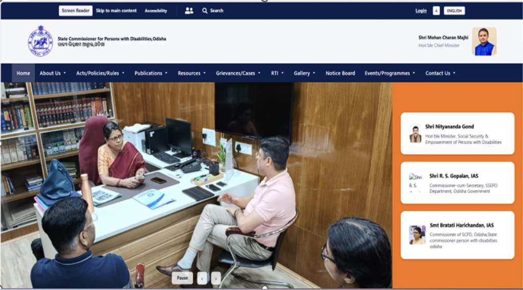 State Commission for Persons with Disabilities, Odisha